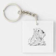 Illustration de chien Schnauzer miniature