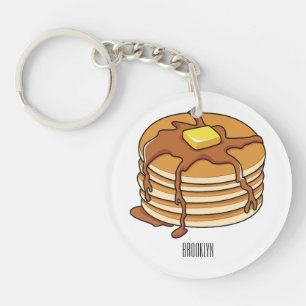 Porte-clefs Illustration de dessin animé de Pancake