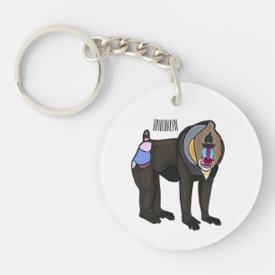 Porte-clefs Illustration de dessin animé Mandrill