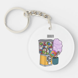Porte-clefs Illustration de dessin de bonbon