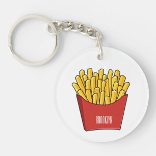 Porte-clefs Illustration de frites