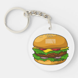 Porte-clefs Illustration de Hamburger