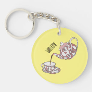 Porte-clefs Illustration de la série Teacup
