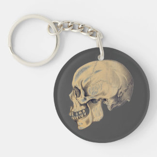 Porte-clefs Illustration de l'anatomie crânienne vintage