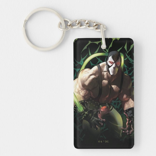 Porte-clefs Illustration de l'essaim de chauves-souris de Batm (Devant)