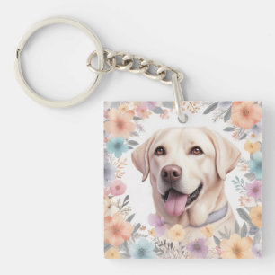 Porte-clefs Illustration de l'extracteur floral Whimsical Labr