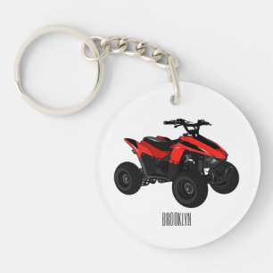 Porte-clefs Illustration de Quad bike atv