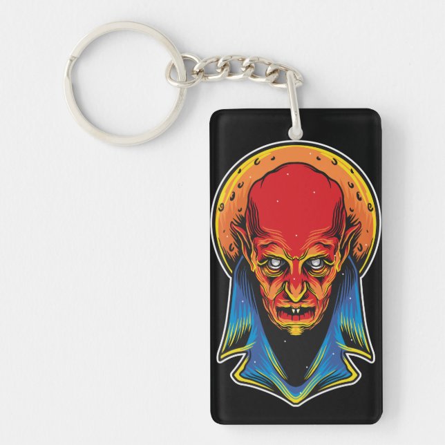 Porte-clefs Illustration de vampire ancien (Devant)