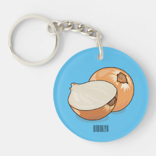 Porte-clefs Illustration d'oignon