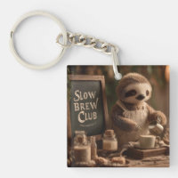 Illustration du café "Slow Brew Club" par un baris