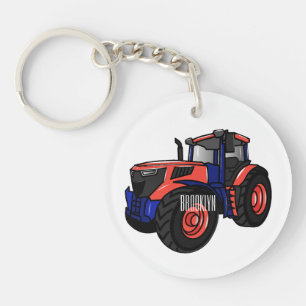 Porte-clefs Illustration du tracteur