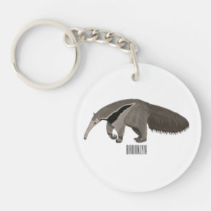 Porte-clefs Illustration d'un dessin animé d'Anteater