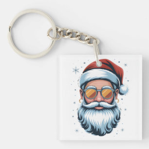Porte-clefs Illustration vectorielle de Santa Claus moderne av