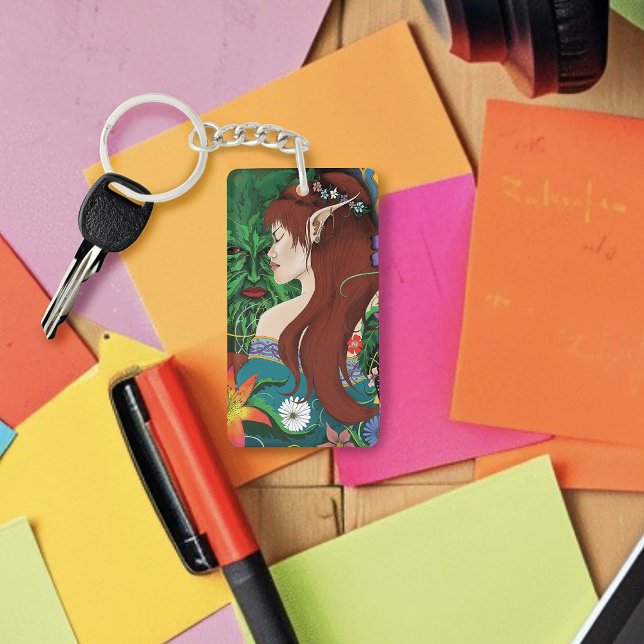 Porte-clefs Imaginaire d'elfe vert (Créateur téléchargé)