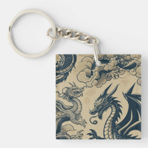Porte-clefs Imaginaire Dragons antiques