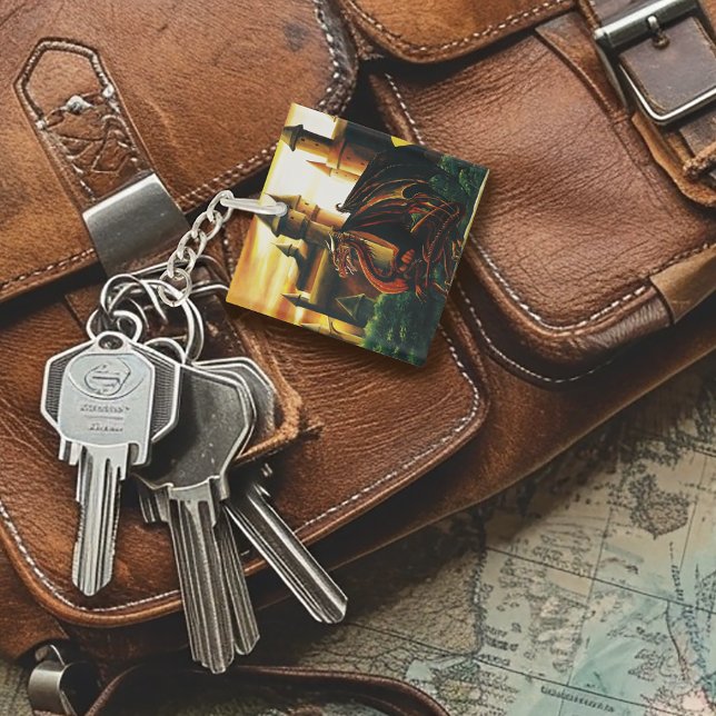 Porte-clefs Imaginaire du château de Red Dragon (Créateur téléchargé)