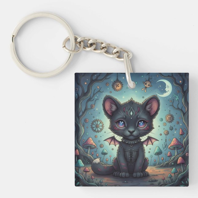 Porte-clefs Imaginaire gothique Kit bébéBat (Devant)
