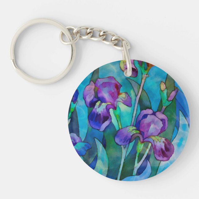 Porte-clefs Imaginaire Irises (Devant)