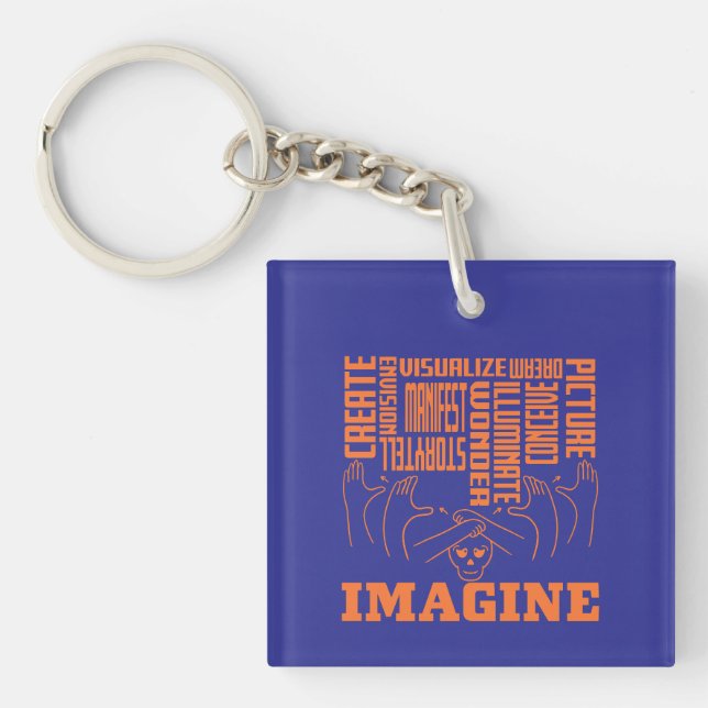 Porte-clefs Imaginez - Conception ASL (Devant)