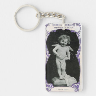 Porte-clefs Impression de l'ange triste Cherub