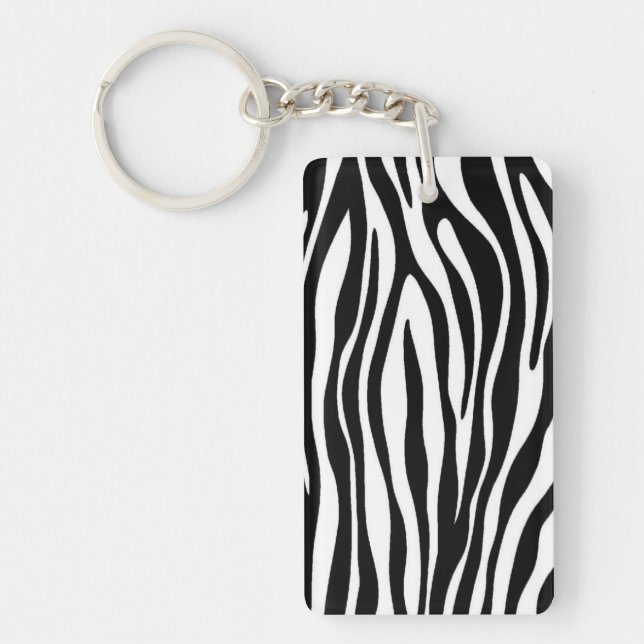 Porte-clefs Impression Zebra (Devant)