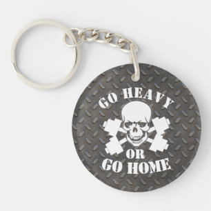 PORTE-CLEFS INCROYABLE ALLEZ FORT OU RENTREZ CHEZ VOUS