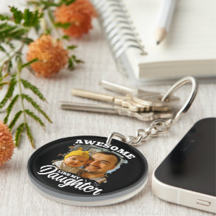 Porte-clefs Incroyable comme ma fille Photo personnalisée de p