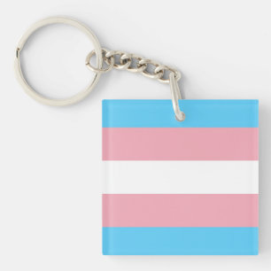 Porte-clefs Indicateur de fierté transgenre