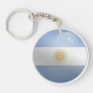 Porte-clefs Indicateur rond argentin