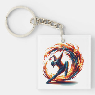Porte-clefs Inferno Spin - Stimuler l'esprit de Breakdance