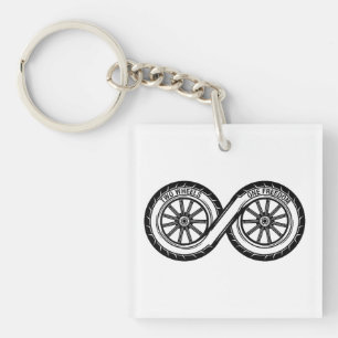 Porte-clefs Infinity Deux Roues Liberté