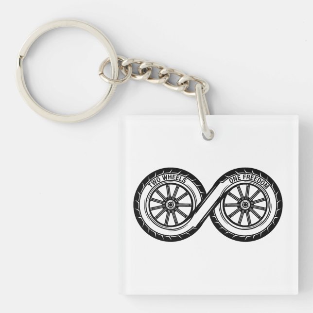 Porte-clefs Infinity Deux Roues Liberté (Devant)