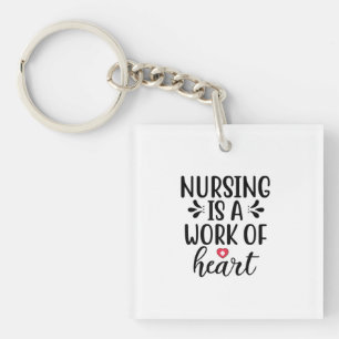 Porte-clefs Infirmière Cadeau Infirmière Infirmière Est Une Oe
