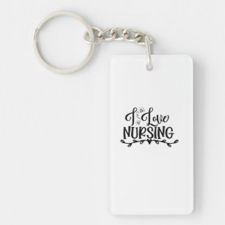 Porte-clefs Infirmière Cadeau J'aime Infirmière