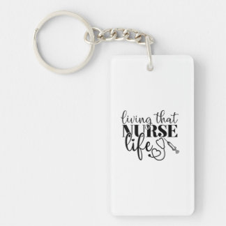 Porte-clefs Infirmière Cadeau Vivre Cette Infirmière Vie