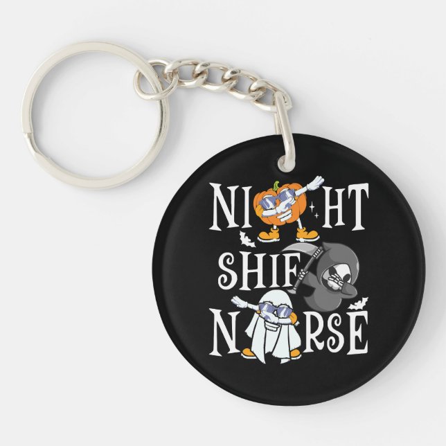 Porte-clefs Infirmière de nuit (Devant)