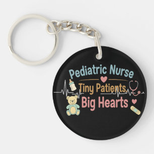 Porte-clefs Infirmière pédiatrique Petits patients Grands cœur