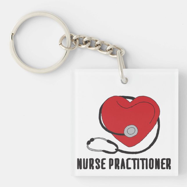 Porte-clefs Infirmière Praticien NP Infirmière Praticien Art D (Devant)
