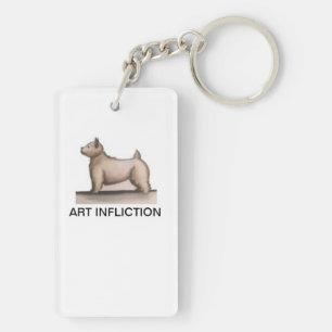 Porte-clefs Infliction artistique