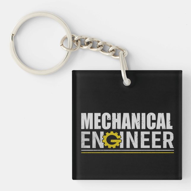 Porte-clefs Ingénierie mécanique Ingénieur drôle (Devant)