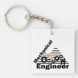 Porte-clefs Ingénierie mécanique Ingénieur drôle
