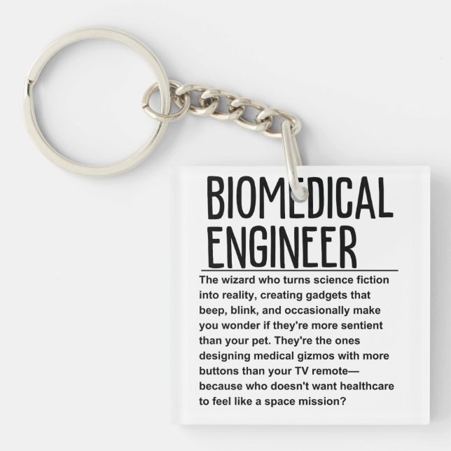 Porte-clefs Ingénieur biomédical (Devant)