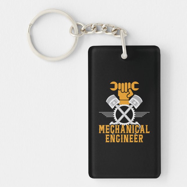 Porte-clefs Ingénieur mécanicien (Devant)