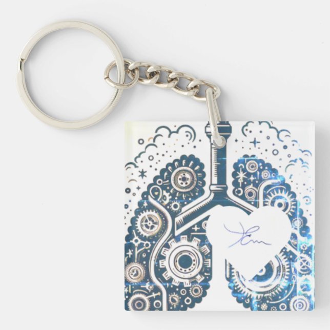 Porte-clefs Inhalo de coeur (Devant)