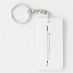 Porte-clefs Insérer un devis inspirant ici - violet
