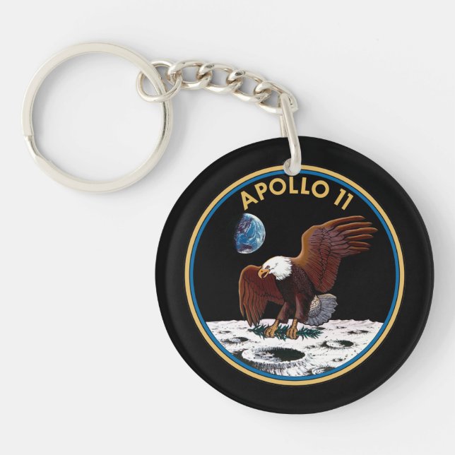 Porte-clefs Insigne d'Apollo 11 (Devant)
