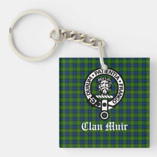 Porte-clefs Insigne de Clan Muir et tartan