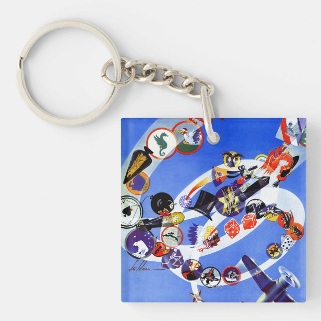 Porte-clefs Insigne de l'escadron (Devant)