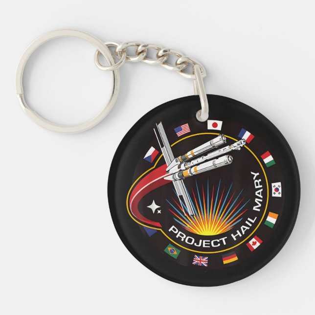 Porte-clefs Insigne de mission spatiale (Devant)