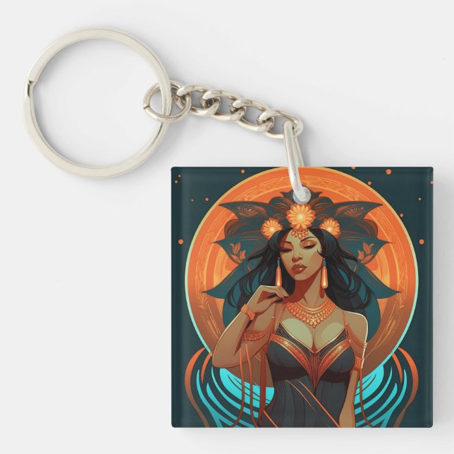 PORTE-CLEFS INSPIRATION NATIVE #2 (Devant)